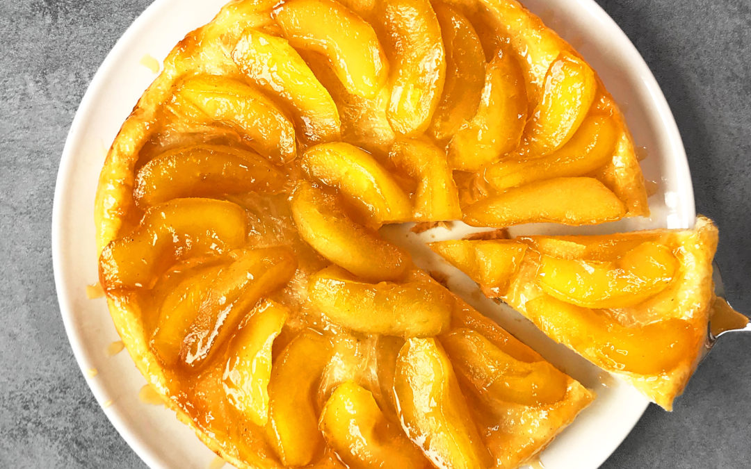 Weltbeste vegane Tarte Tatin, ein „Upside down“ gebackener Apfelkuchen